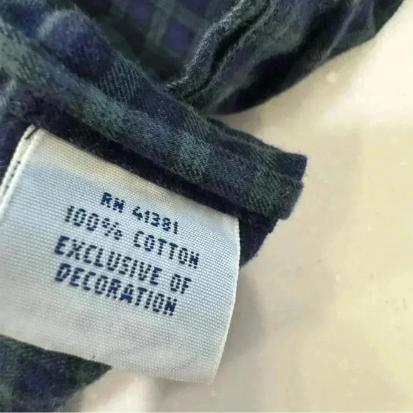 Ralph Lauren Men’s  Button Down Shirt Black watch Plaid Size Large - Picture 8 of 8